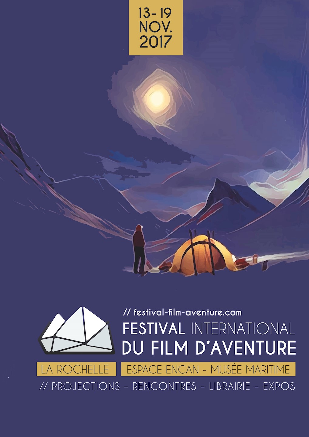 Affiche de la 14ème édition du Festival International du Film d'Aventure